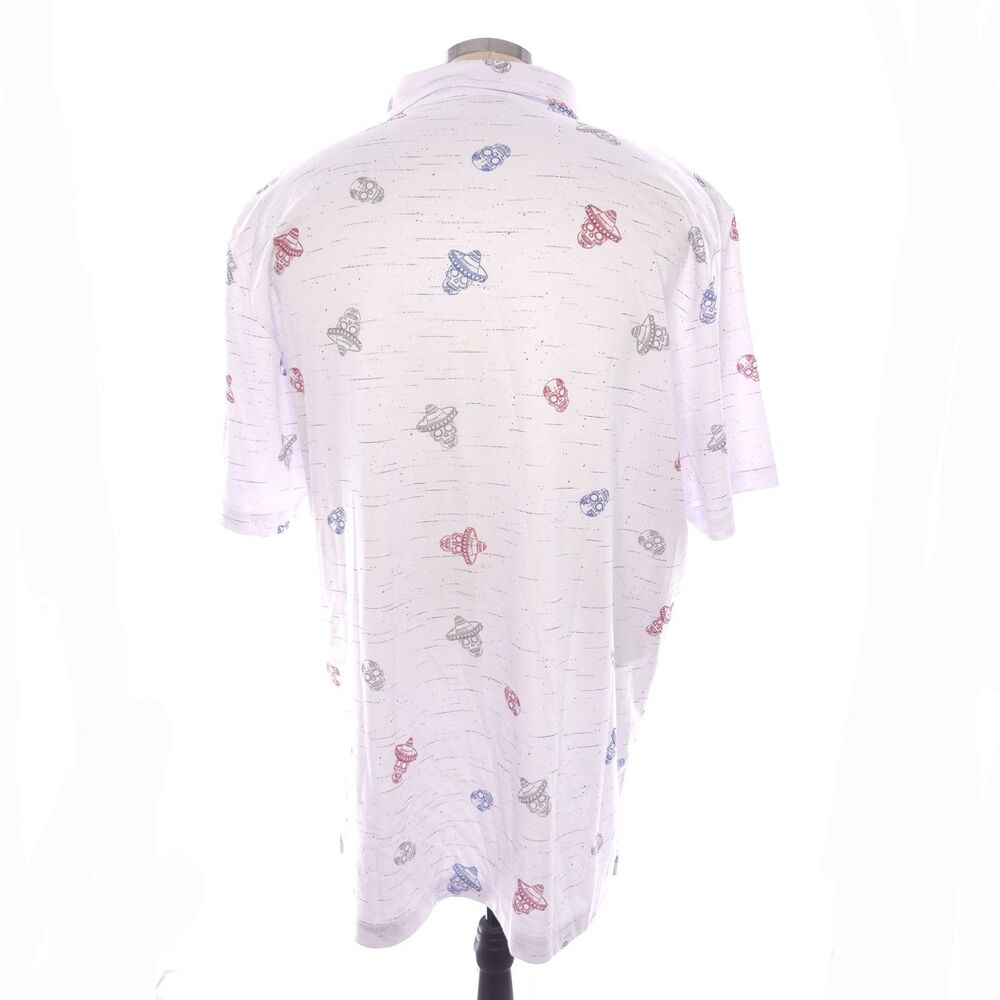 Travis Mathew Mexicali No Logo Skuls Short Sleeve Polo Shirt Mens 3XL - Picture 5 of 12